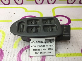 Comando de Vidros Frt / Esq Honda Civic de 1995 - Ref OEM :  SR4M13285